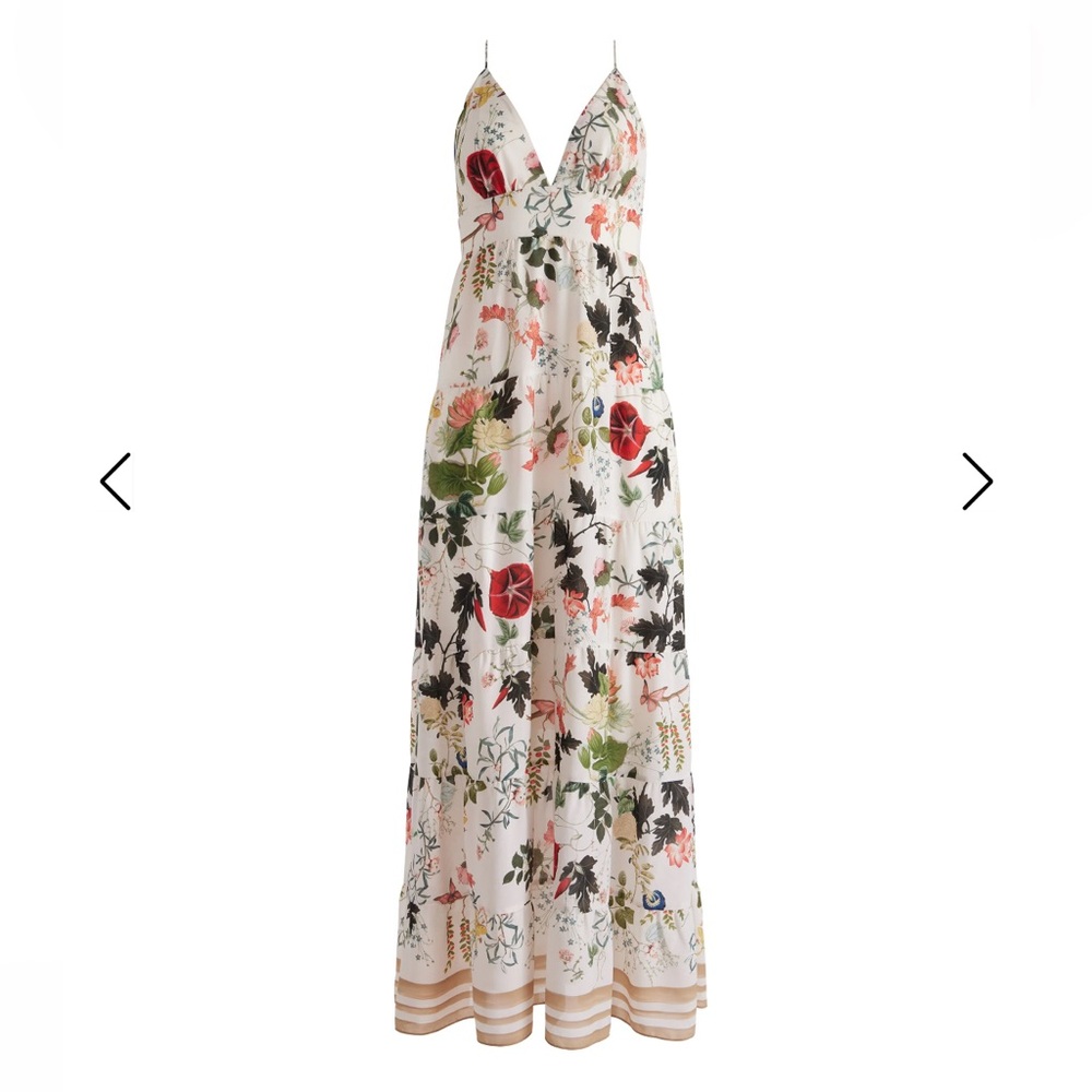 Alice Olivia Karolina Halter Maxi Dress Size 8 NWT
